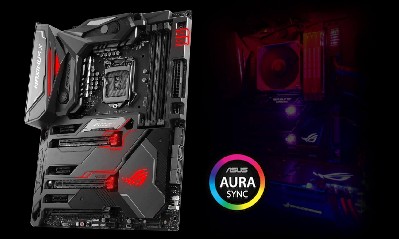 ASUS MAXIMUS X FORMULA aura sync